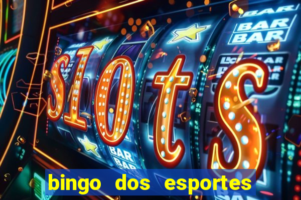 bingo dos esportes para imprimir